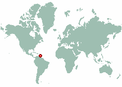 Savannes in world map